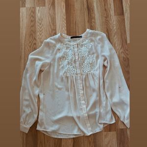 Modcloth Delicate Western Blouse